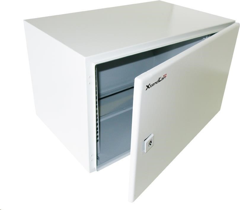 XtendLan 19" venkovní vodotěsný rozvaděč 6U 600x400, krytí IP55, nosnost 65kg, šedý