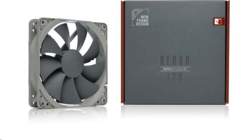 NOCTUA Ventilátor NF-P12 redux-900, 120mm, šedá