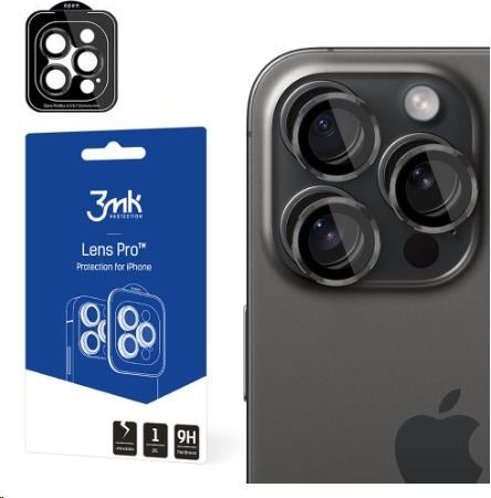 3mk Lens Protection Pro pro Apple iPhone 15 Pro Max, Graphite