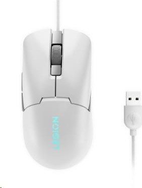 LENOVO Legion M300s RGB Gaming Mouse - white - myš
