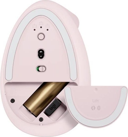 Logitech Lift Vertical Ergonomic Mouse for Business, Pink