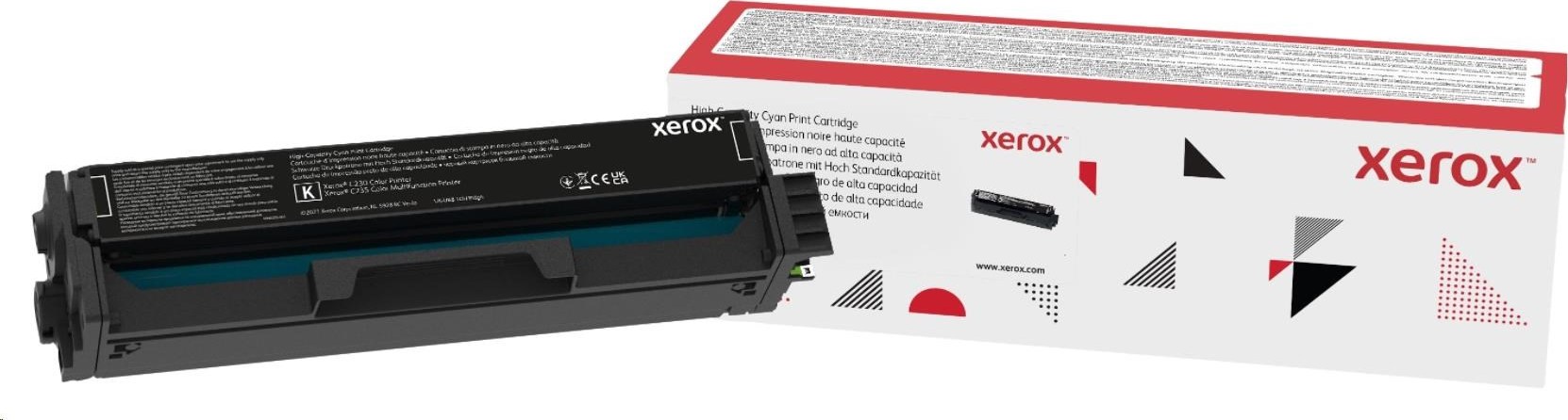 Vysokokapacitná čierna tonerová kazeta Xerox pre C230/C235 (3000 strán)