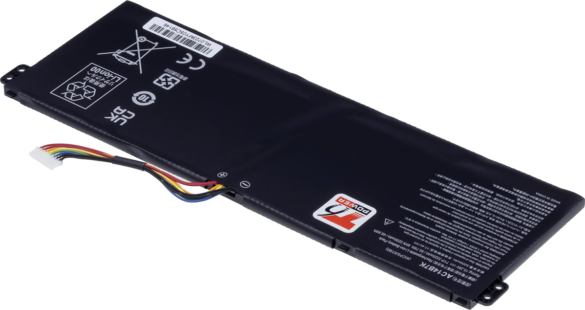 Baterie T6 Power pro Acer Aspire A515-52, A517-51, Swift SF314-54, 3320mAh, 50,7Wh, 4cell