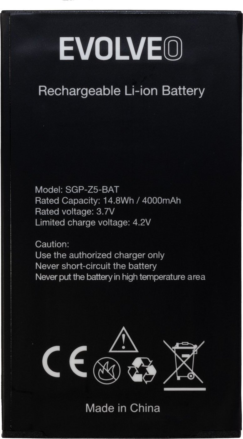 EVOLVEO baterie SGP-Z5-BAT 4000 mAh Li-Ion pro StrongPhone Z5, bulk
