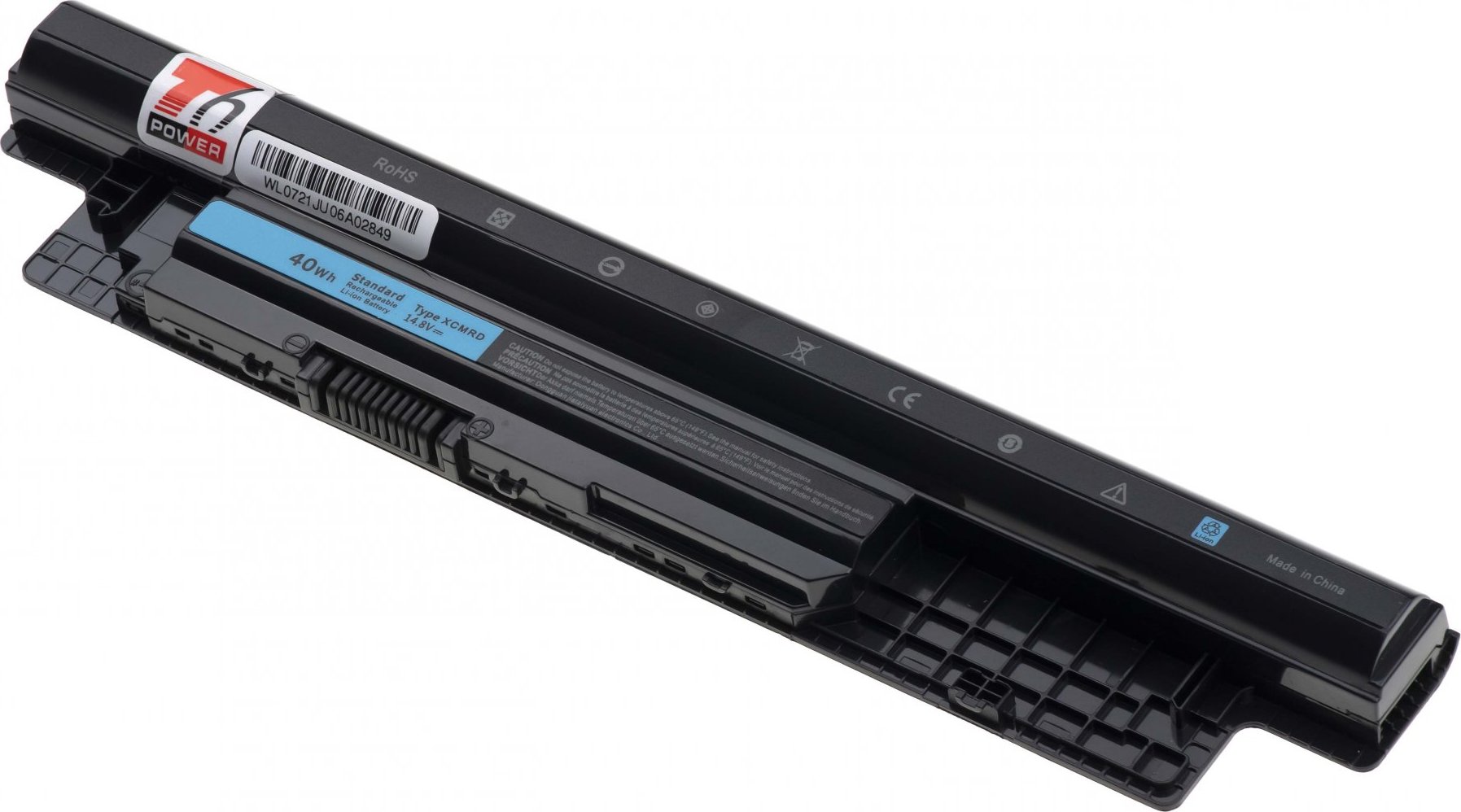 Baterie T6 Power pro Dell Latitude 3440, 3540, Inspiron 14, 15, Vostro 2421, 2600mAh, 38Wh, 4cell
