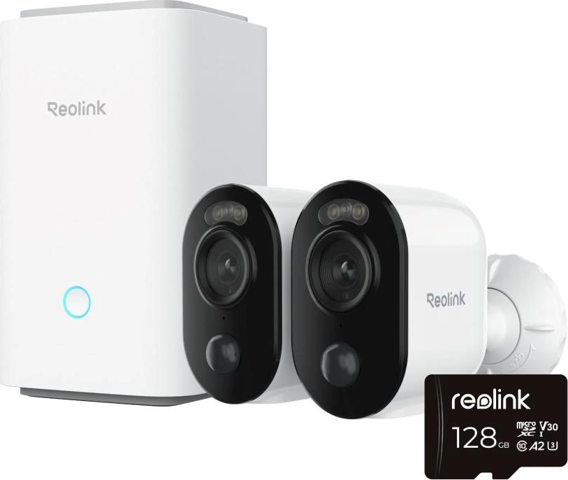 REOLINK Home Hub, 2x Argus Series B310 + 128GB microSD karta