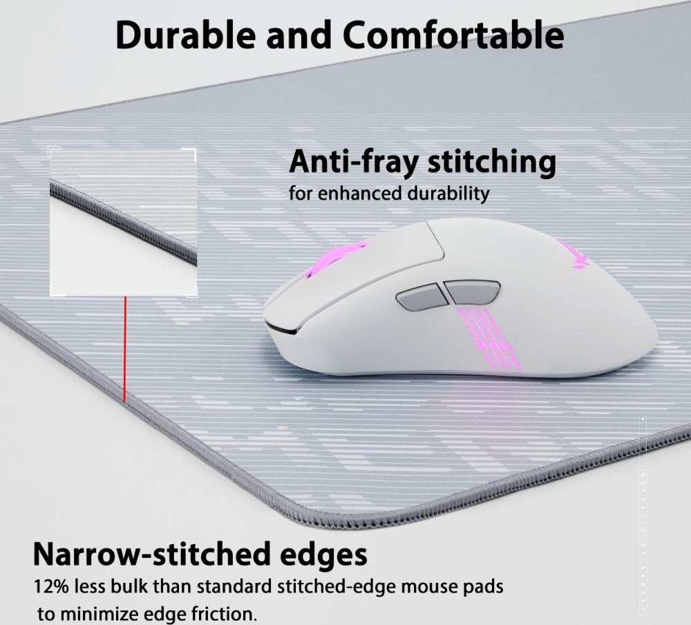 ASUS podložka pod myš ROG Scabbard II Arctic Gray XXL, textil