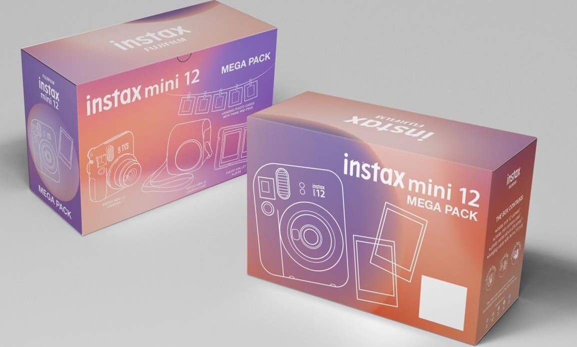 Fuji Fujifilm MINI 12 MEGA PACK biely