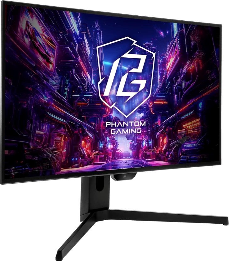 ASROCK LCD - 27" Gaming monitor PGO27QFS, OLED, 2560 x 1440 QHD, 240Hz, 1.5M:1, 275cd/m2, 0.03ms, 2xHDMI, 2xDP