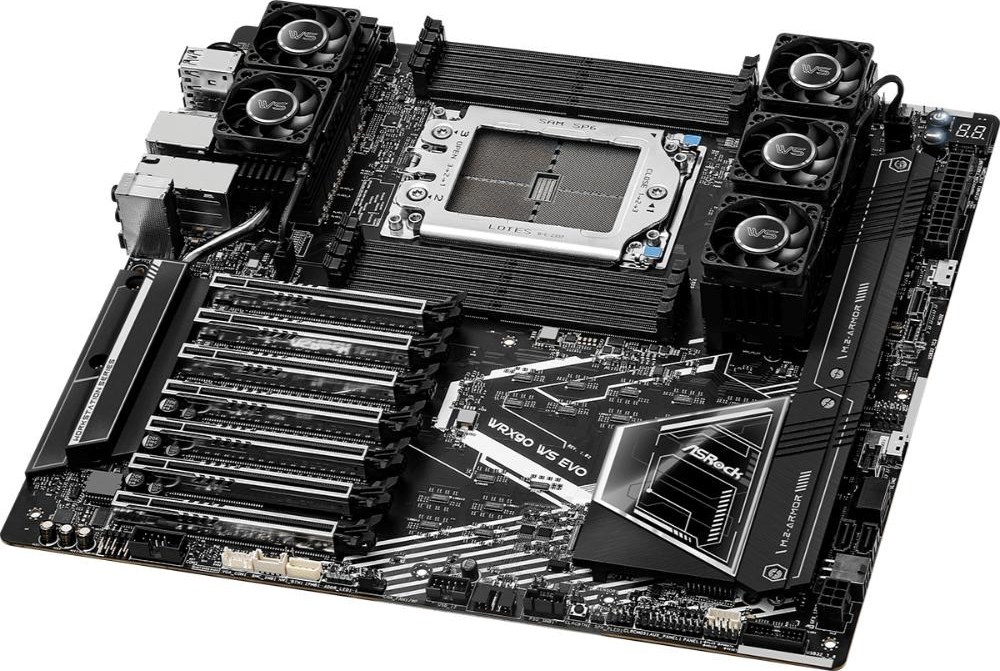 ASRock MB Sc sTR5 WRX90 WS EVO, AMD WRX90, 8xDDR5, 1xDP, EEB