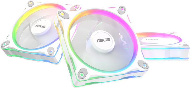 ASUS Ventilátor PRIME MR120 ARGB Reverse, 3x120mm, bílá