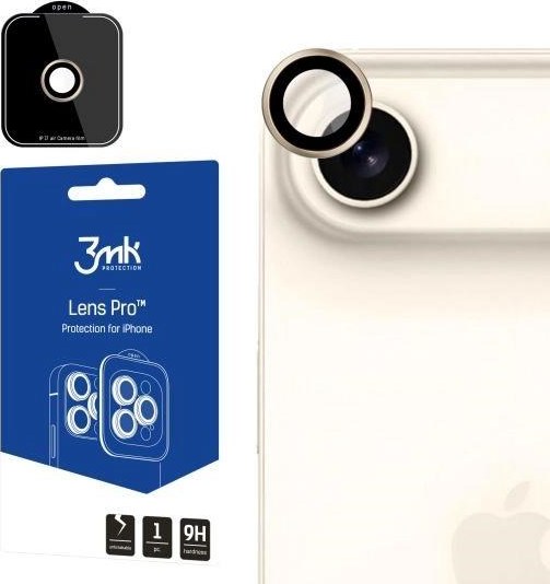 3mk Lens Protection Pro pro Apple iPhone 17 Titanium Gold