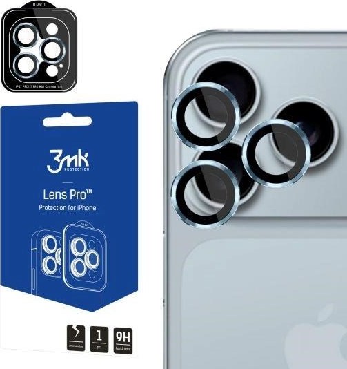 3mk Lens Protection Pro pro Apple iPhone 17 Pro /17 Pro Max Ocean Blue