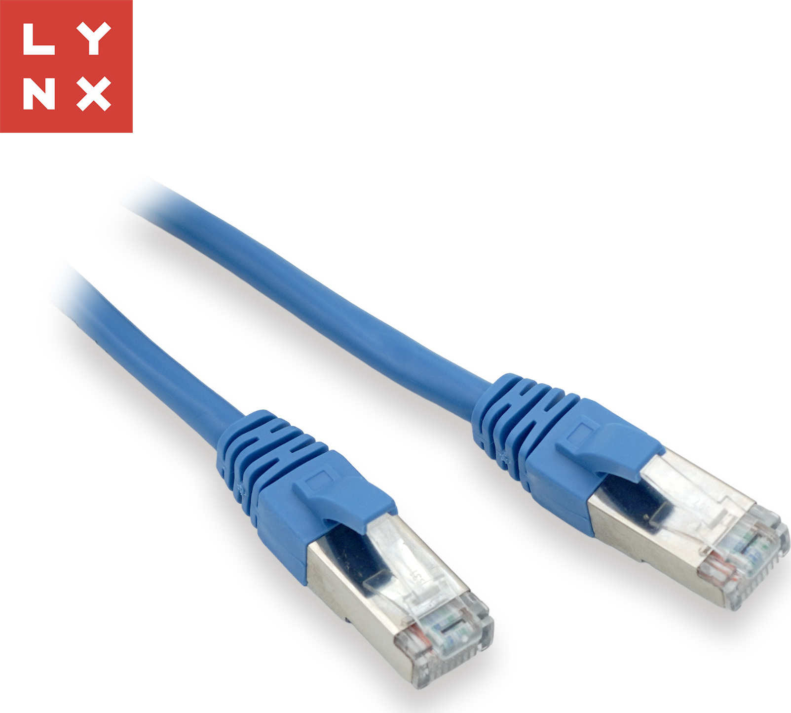 LYNX CS LYNX FTP patch kabel Cat5e PVC, CCA, 7m, modrý