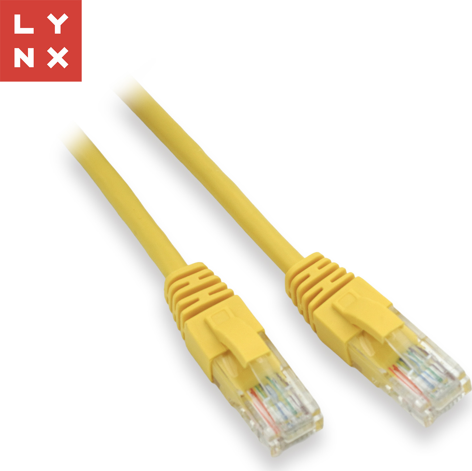 LYNX CS LYNX UTP patch kabel Cat5e, PVC, CCA, 20m, žlutý