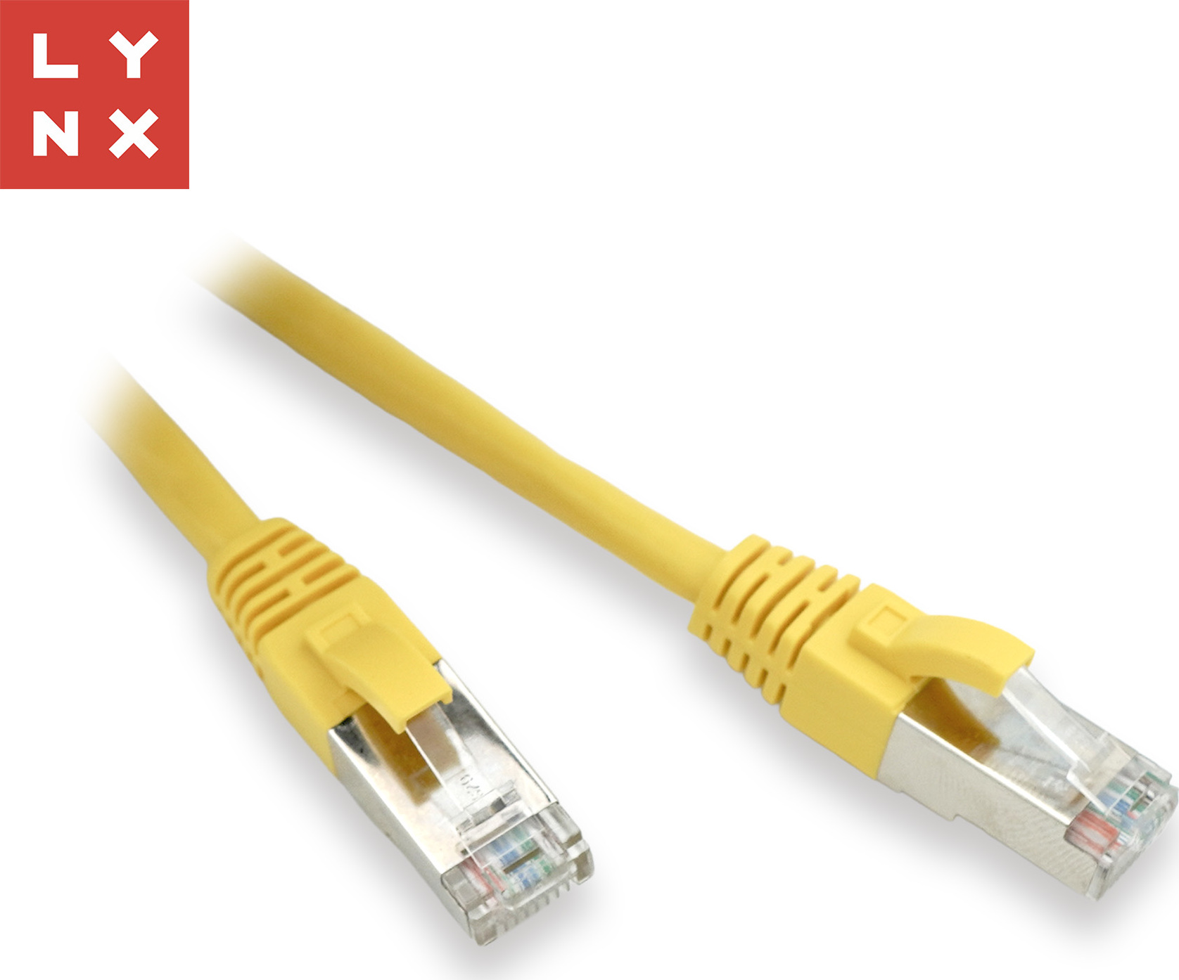 LYNX CS LYNX FTP patch kabel Cat5e PVC, CCA, 7m, žlutý