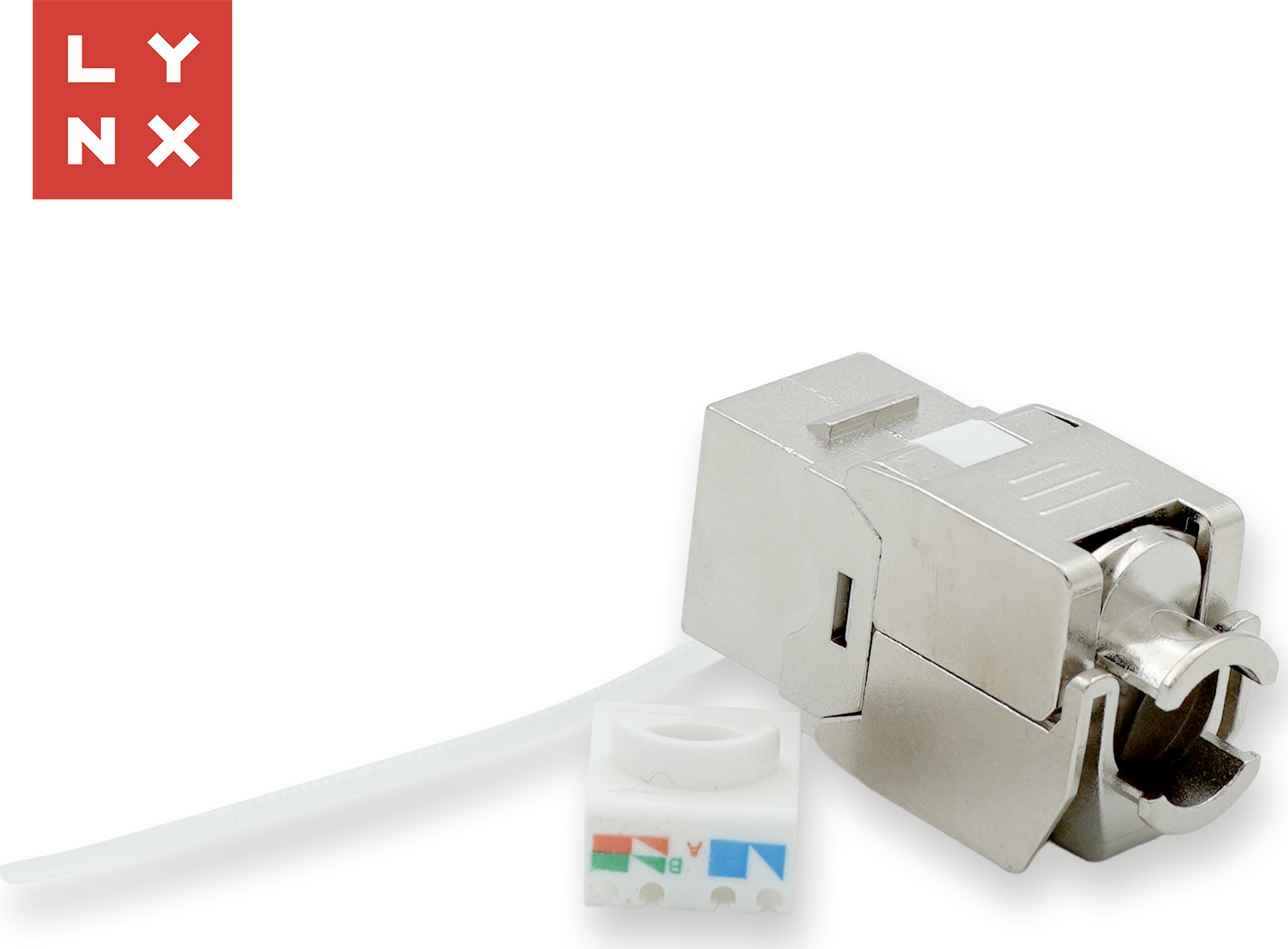 LYNX CS LYNX keystone STP Cat6, samozařezávací, stříbrný