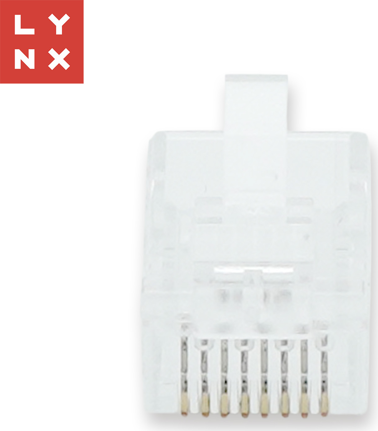 LYNX CS LYNX konektor UTP Cat5e, 50µ, 100ks