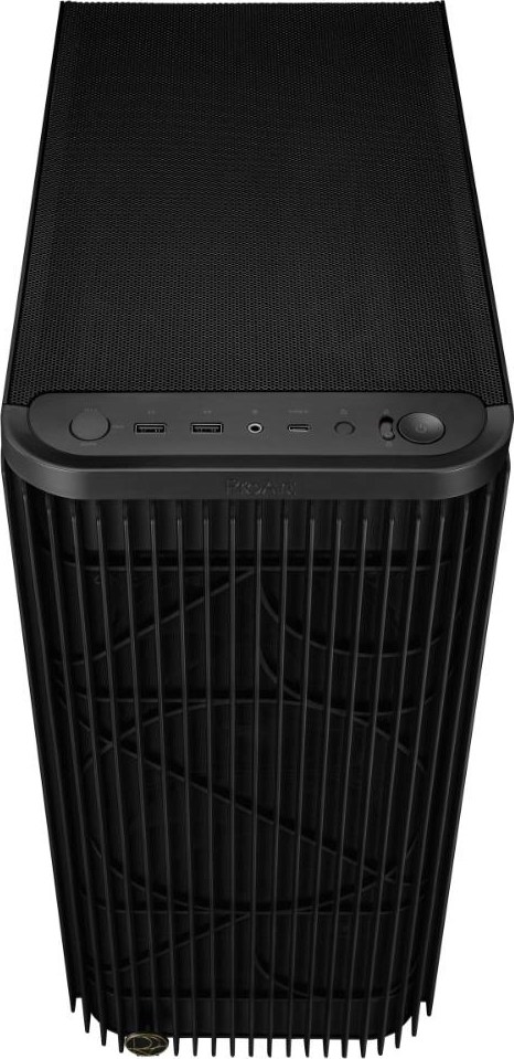 ASUS case PROART PA401 TG PWM, ATX, 2x 160mm Fan, 1x 120mm Fan, Fan Hub, černá