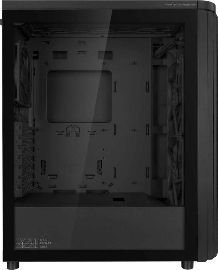ASUS case PROART PA401 TG PWM, ATX, 2x 160mm Fan, 1x 120mm Fan, Fan Hub, černá