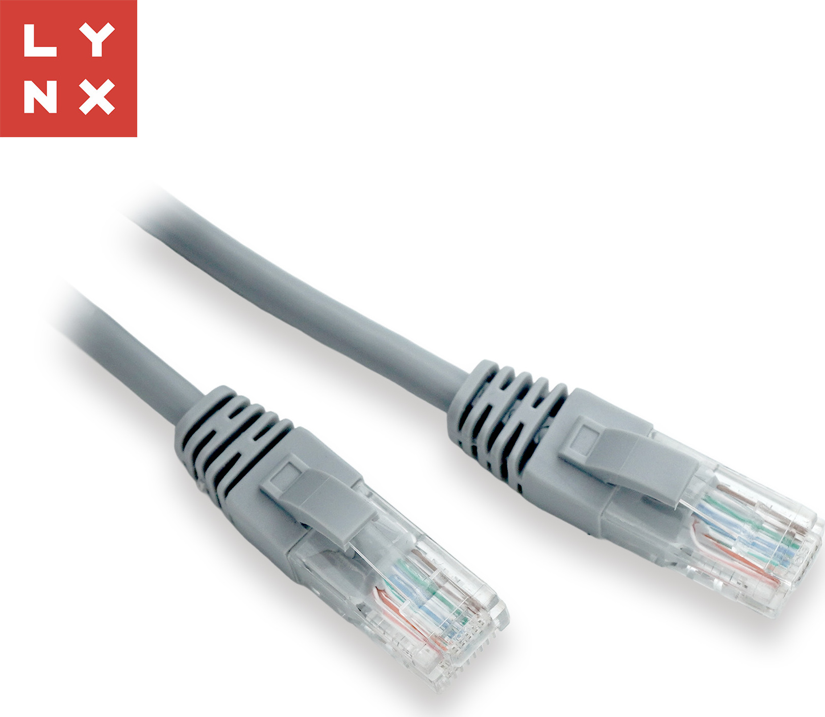 LYNX CS LYNX UTP patch kabel Cat5e, PVC, CCA, 3m, šedý
