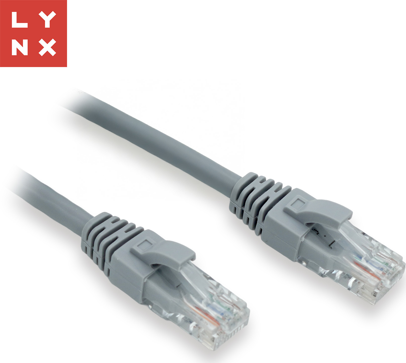LYNX CS LYNX UTP patch kabel Cat6, PVC, 10m, šedý