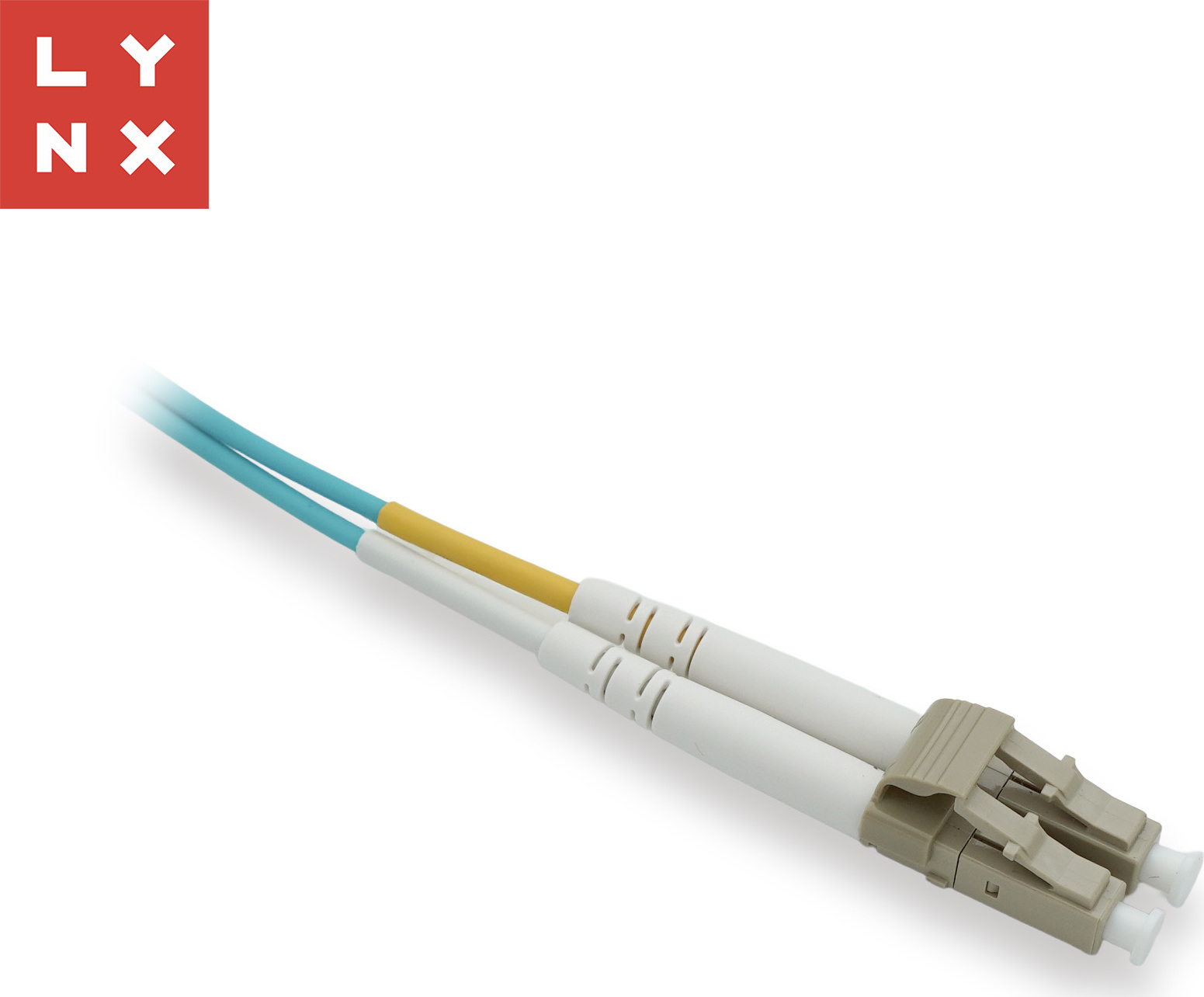 LYNX CS LYNX duplexní patch kabel MM, OM3, LC/LC, 50/125µm, 3m