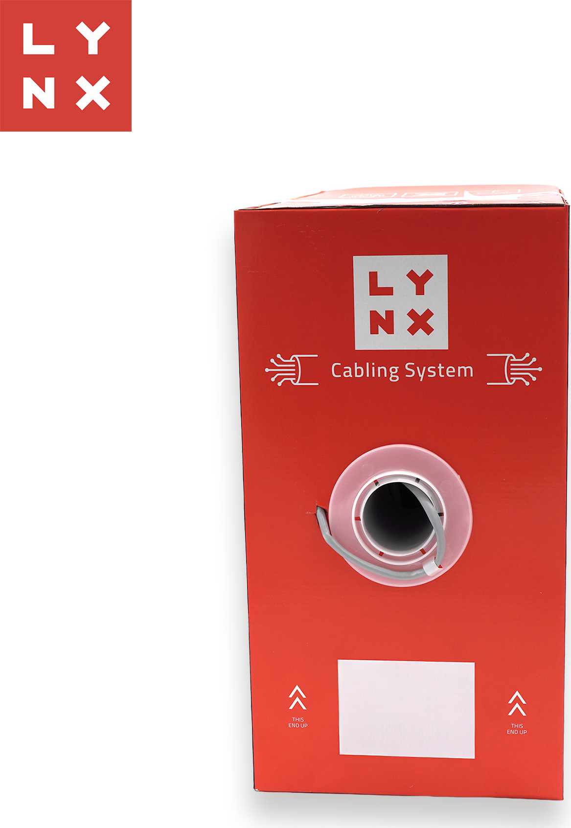 LYNX CS LYNX UTP kabel, Cat6, LSOH, celoměděný, vnitřní, šedý, box 305m