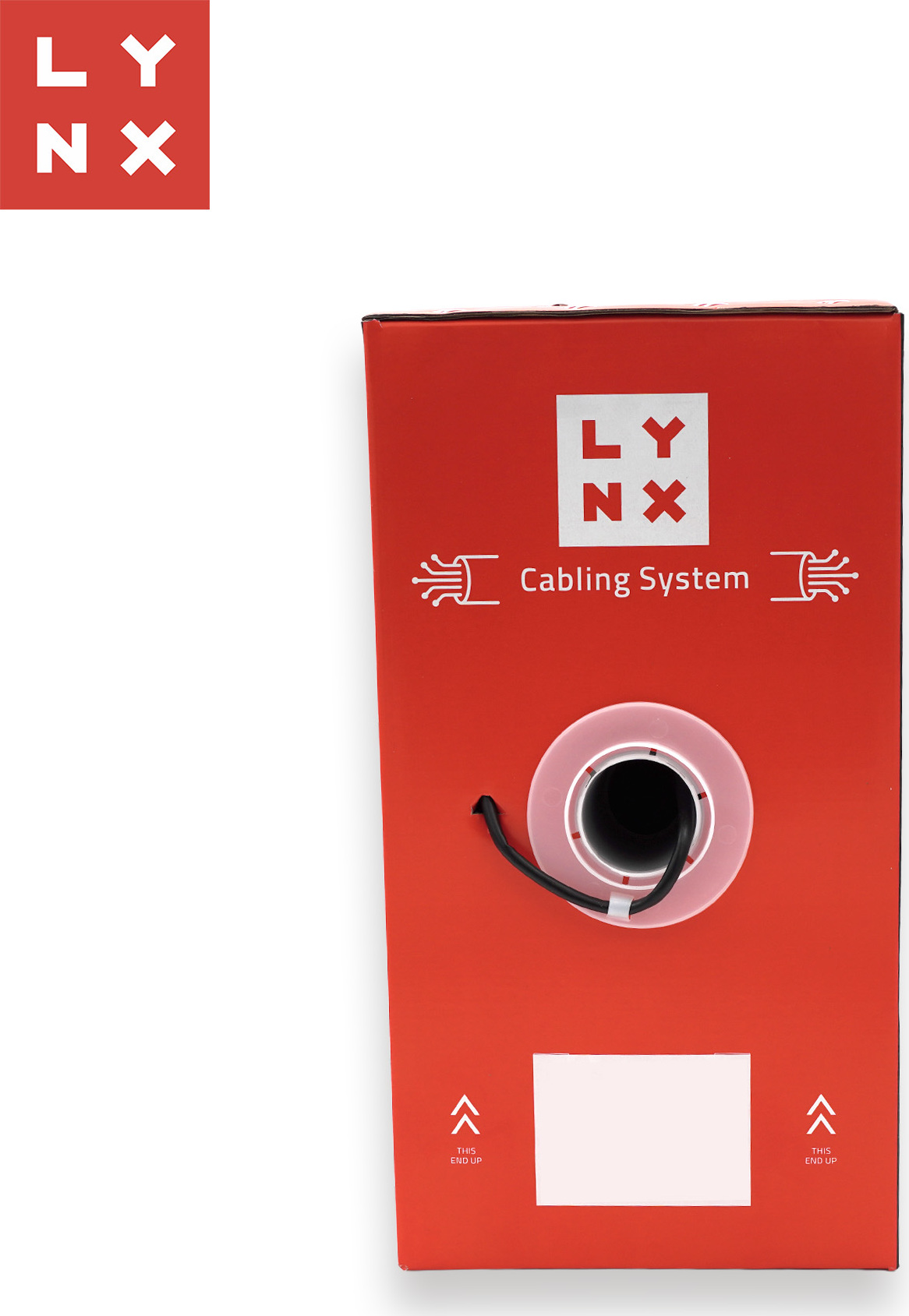 LYNX CS LYNX UTP kabel, Cat6, PE (Fca), celoměděný, venkovní, černý, box 305m
