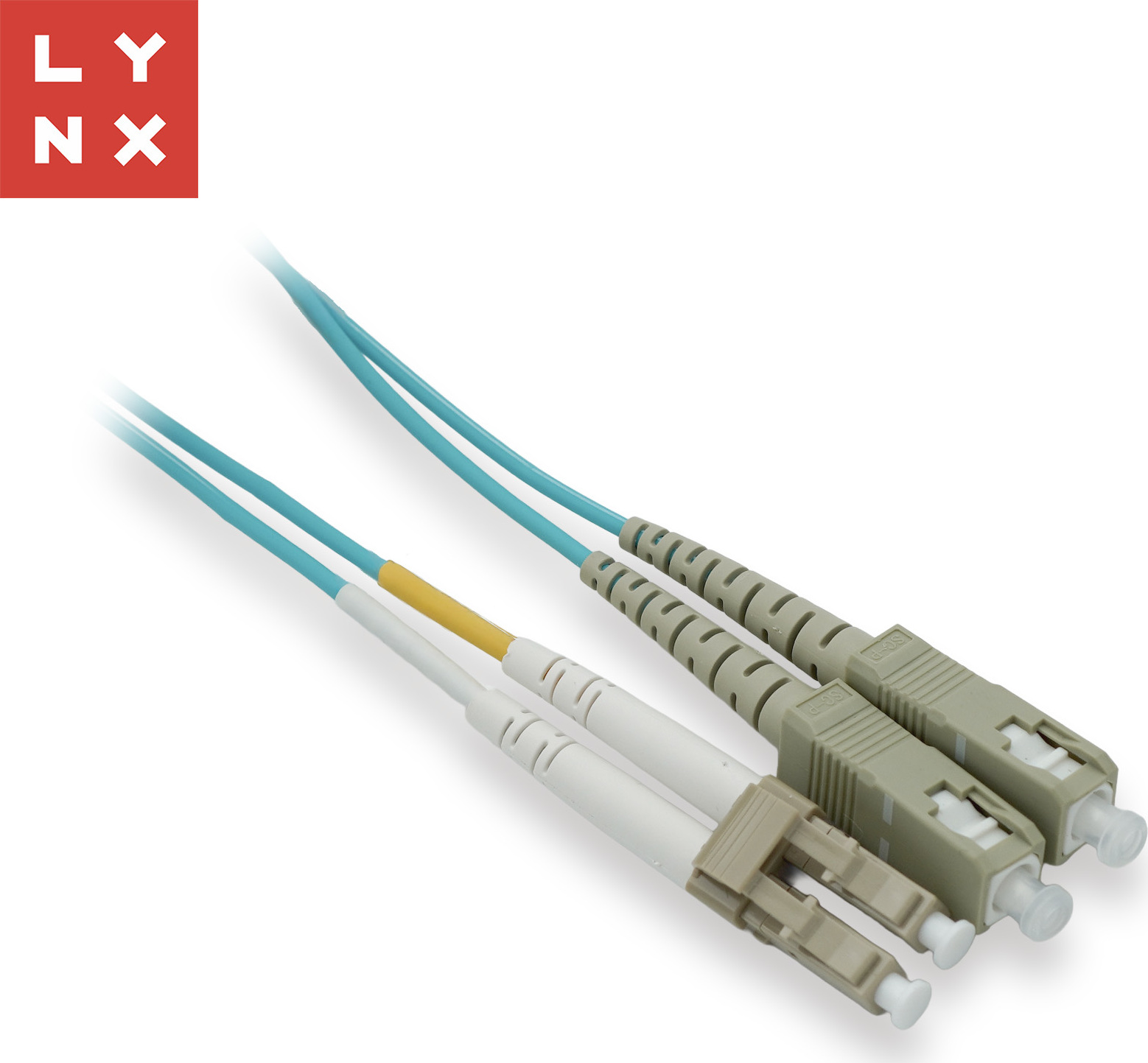 LYNX CS LYNX duplexní patch kabel MM, OM3, LC/SC, 50/125µm, 5m