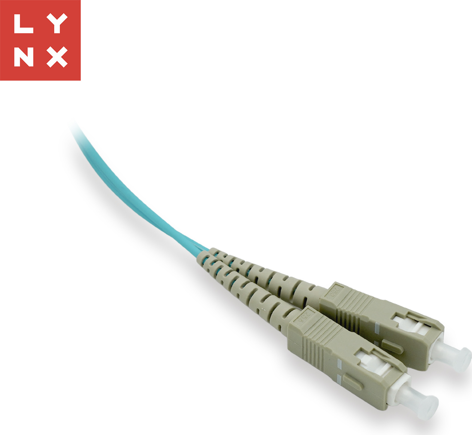 LYNX CS LYNX duplexní patch kabel MM, OM3, SC/SC, 50/125µm, 3m