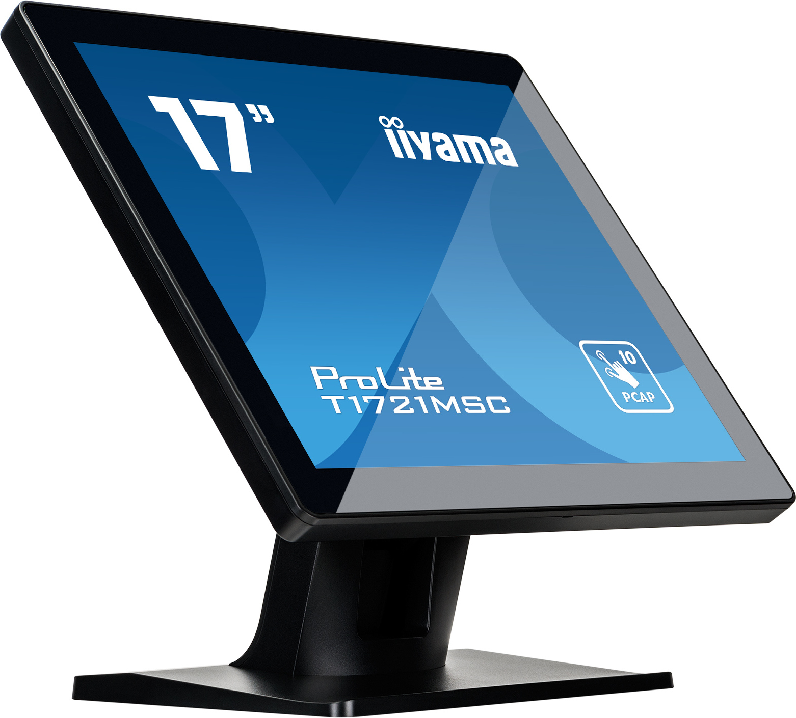 Iiyama dotykový monitor ProLite T1721MSC-B2, 43.2 cm (17''), Projected Capacitive, 10 TP, USB, kit (USB), black