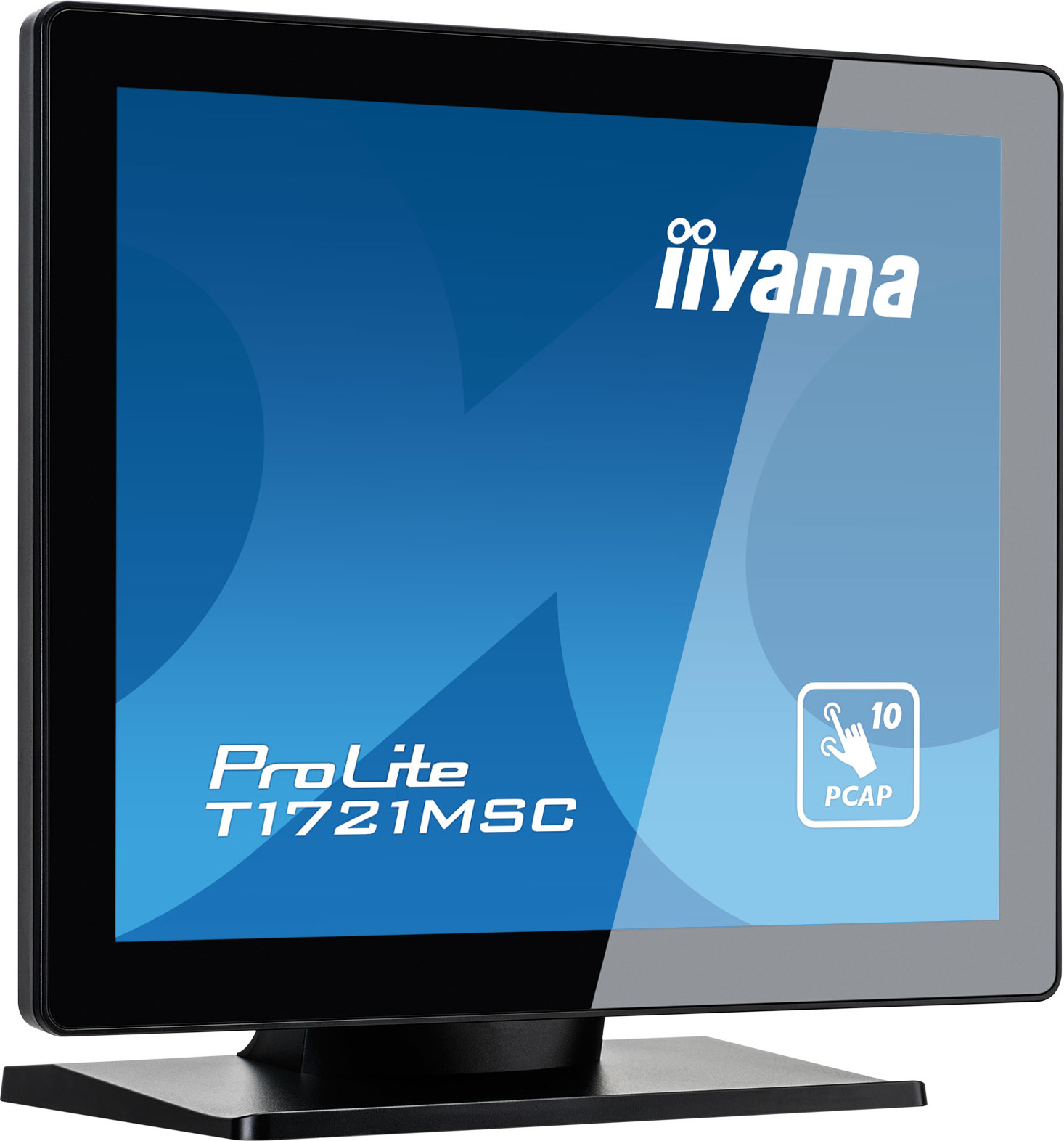 Iiyama dotykový monitor ProLite T1721MSC-B2, 43.2 cm (17''), Projected Capacitive, 10 TP, USB, kit (USB), black