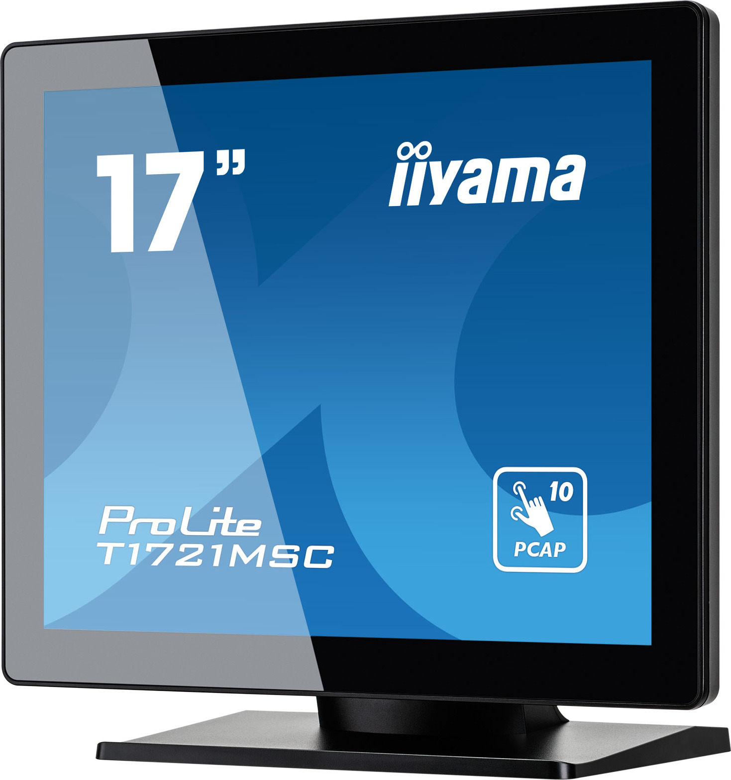 Iiyama dotykový monitor ProLite T1721MSC-B2, 43.2 cm (17''), Projected Capacitive, 10 TP, USB, kit (USB), black