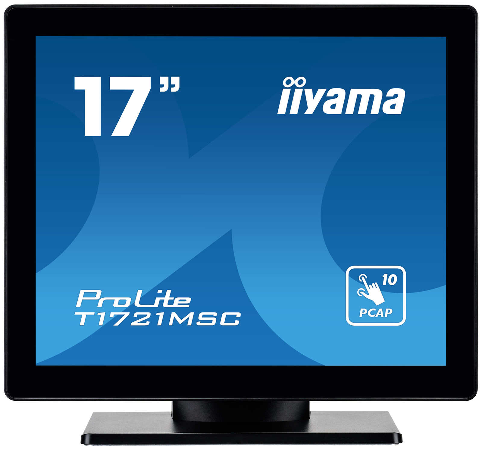 Iiyama dotykový monitor ProLite T1721MSC-B2, 43.2 cm (17''), Projected Capacitive, 10 TP, USB, kit (USB), black