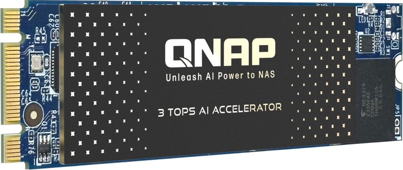 QNAP QAI-M100 - Rockchip RK1808 Cortex-A35 1.6GHz, 3 Tops NPU, M.2 2280 PCIe Gen2 x1 AI accelerator