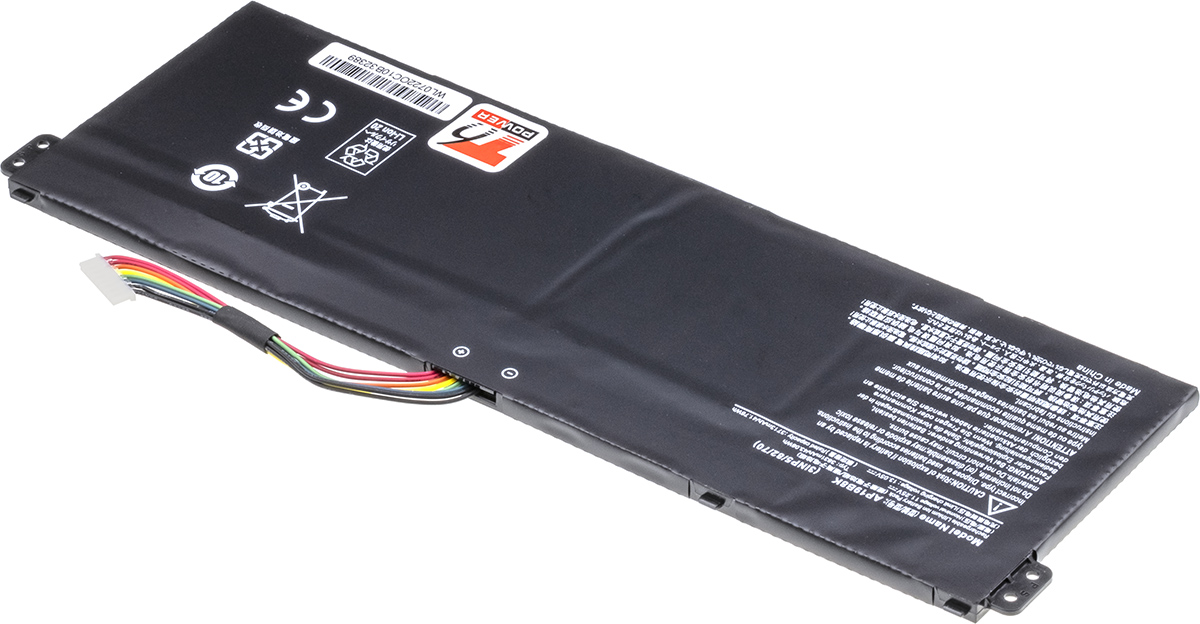 Baterie T6 Power pro Acer Aspire 3 A314-22, A315-23, Spin 1 SP114-31, 3830mAh, 43Wh, 3cell, Li-ion