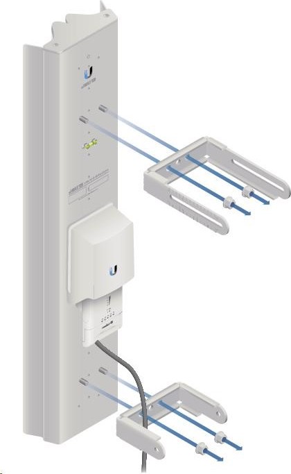 Ubiquiti Sektorová anténa UBNT airMAX AM-5AC21-60 [sektorová MIMO anténa, 5GHz, 21dBi, 60°, 802.11a/n/ac, raketová súprava]