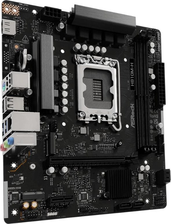ASRock MB Sc LGA1851 H810M-H, Intel H810, 2xDDR5, 1xHDMI, mATX