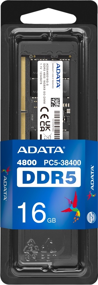 ADATA Adata/SO-DIMM DDR5/16GB/4800MHz/CL40/1x16GB