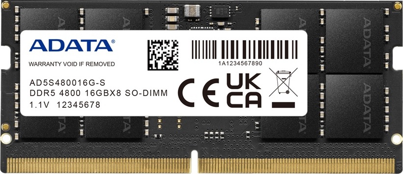 ADATA Adata/SO-DIMM DDR5/16GB/4800MHz/CL40/1x16GB