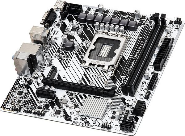 ASRock MB Sc LGA1700 H610M-HDV/M.2+ D5, Intel H610, 2xDDR5, 1xDP, 1xHDMI, 1xVGA, mATX
