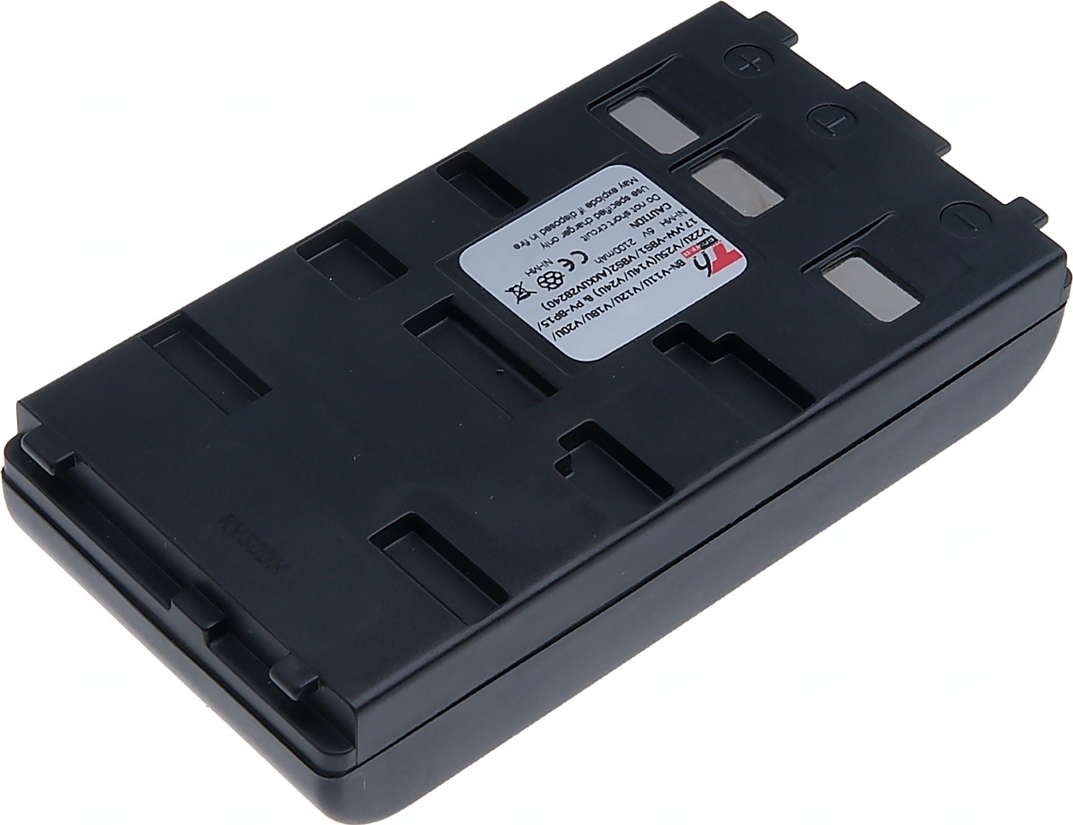 Baterie T6 Power JVC BN-V11U, BN-V12U, BN-V14U, BN-V18U, BN-V20U, BN-V22U, Ni-MH, 2100mAh, černá