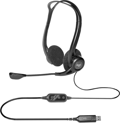 LOGITECH OEM akce Logitech PC 960 Stereo Headset, USB _