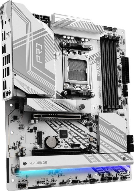 ASRock MB Sc AM5 X870 PRO RS, AMD X870, 4xDDR5, 1xHDMI, 2xUSB4