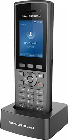 Grandstream WP825 SIP WiFi telefon, odolná IP67, 2,4 bar. displ., 2SIP úč., BT, Micro USB, Handover