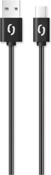 ALIGATOR datový kabel 2A, USB-C, délka 2m, černá