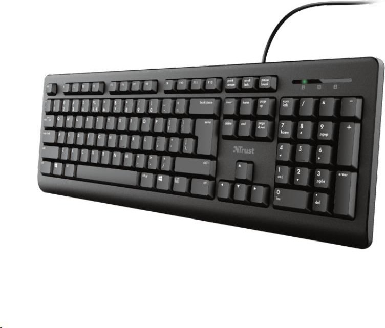 TRUST klávesnice PRIMO, membránová, USB, HU