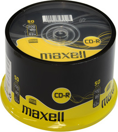 CD-R MAXELL 700MB 52X 50ks/cake
