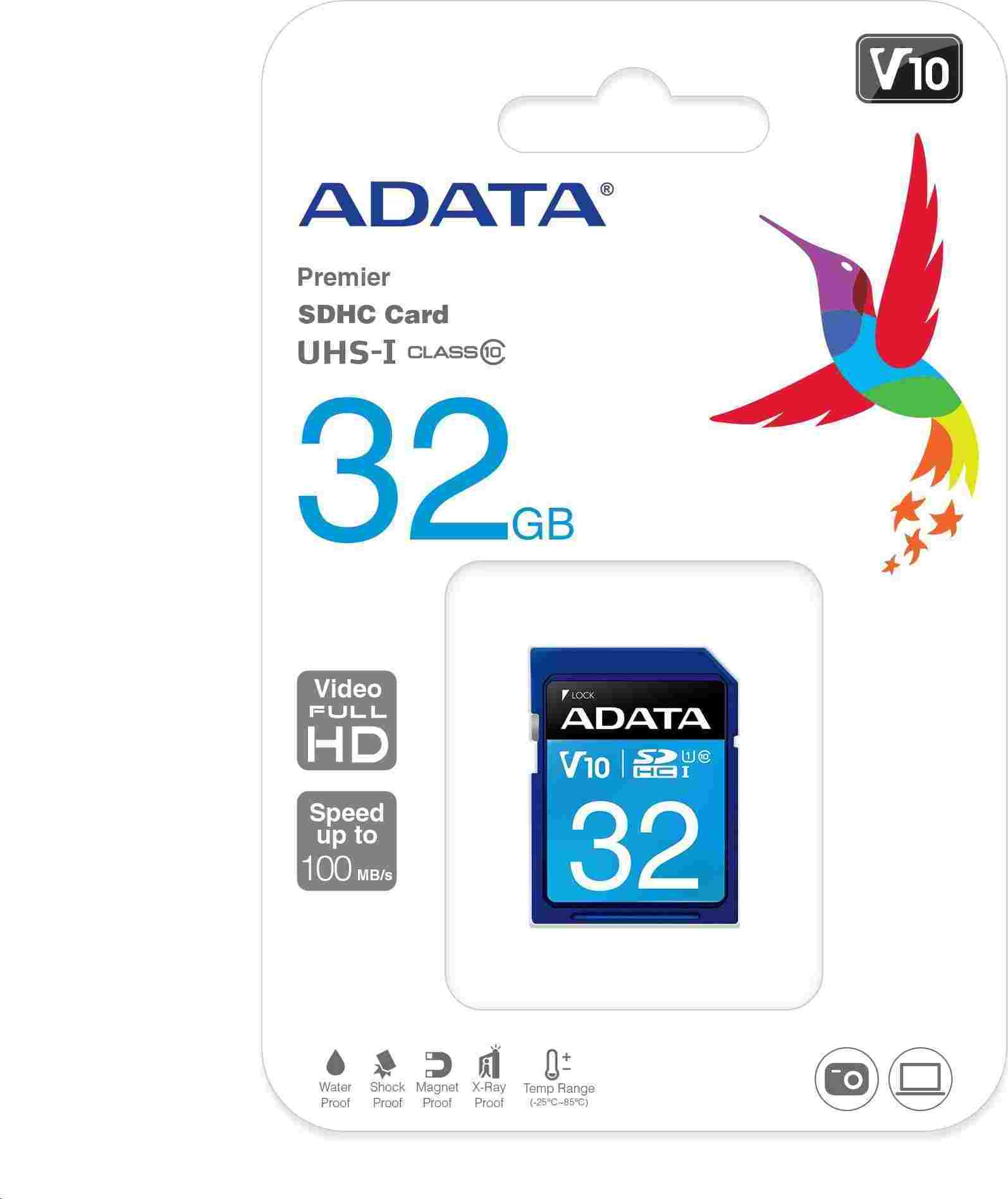 A-Data Karta ADATA SDHC 32GB Premier UHS-I Class 10
